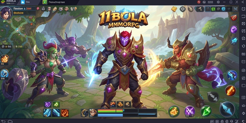 Screenshot menampilkan gameplay seru dalam 11BOLA yang penuh aksi.