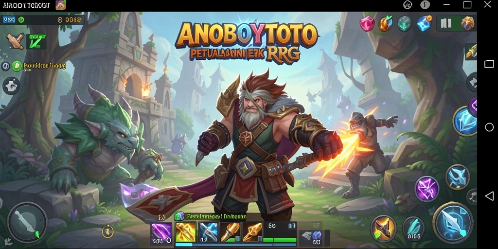 Tampilan gameplay ANOBOYTOTO yang menegangkan dan penuh strategi.