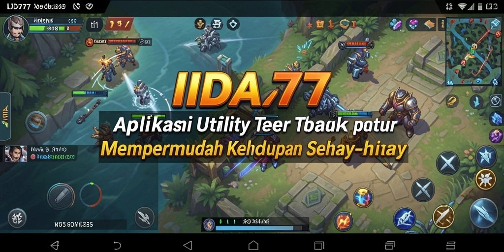 Screenshot utama IDA777 menunjukkan tampilan antarmuka aplikasi Utility yang ramah pengguna.