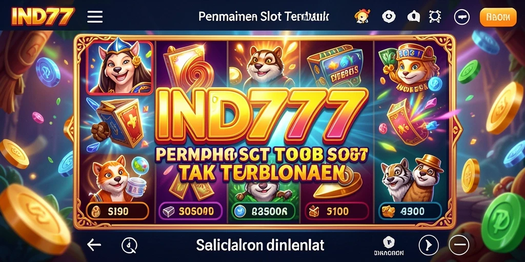 Screenshot gameplay menunjukkan aksi seru di slot IND777.