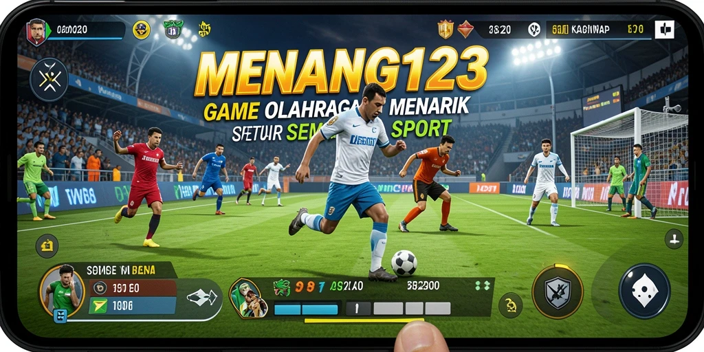 Tangkapan layar permainan MENANG123 menampilkan aksi mendebarkan olahraga.