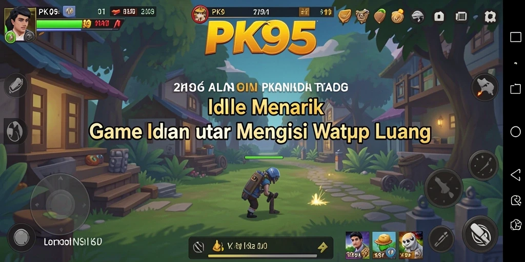 Tampilan gameplay PK95 yang menghibur dan interaktif.
