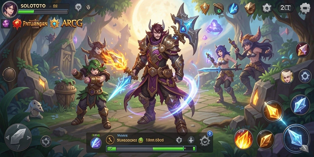 Tampilan gameplay menegangkan dari SOLOTOTO yang penuh aksi.