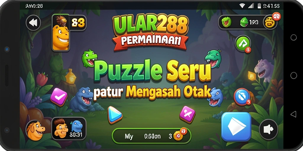 Tampilan menarik dari gameplay ULAR288 yang menantang otak.